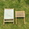 Portable Foldable Beech Wood Relaxing Chair Camping Chair for Deck, Garden, Backyard & Lawn, Fire Pit (Beech)