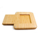 13 Inch Square Bamboo Cheese Board with Drawer and Knives Set From Fujian Factory