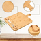 Bamboo Baking Cheese Tray Butter Cutting Board Cheese Board Charcuterie Platter