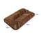 Herringbone Design Acacia Wood Cutting and Serving Board