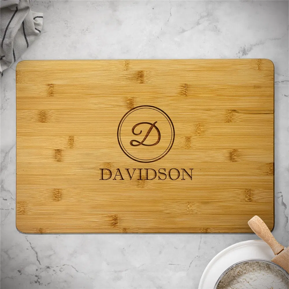 Kitchen Tools Rectangle Custom Bamboo Vegetable Chopping Board Cutting Board with Lasering Logo