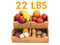 Stackable Wooden Storage Basket Bamboo Pantry Storage Bins Set of 3 for Potato / Onion