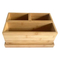 Multi-Use Bamboo Wooden Makeup Organizer Storage Box Set for Home Office