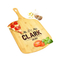 Double Sided 24X15 Inch Bamboo Pizza Chopping Board Pizza Peel