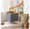 Large-Capacity Portable Waterproof Bamboo Fabric Storage Basket for Laundry Basket and Desktop Sundries Box.