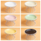 Multi-Color Ceramic Pet Food Plate Cat Bowls with Metal Stand