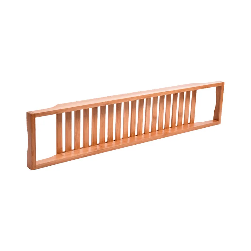 Factory Direct Wholesale Bathroom Bathtub Caddy Tray with Book and Wine Holder