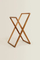 Folding Acacia Wood Bathroom Towel Rack Drying Shelf Wooden Hanging Racks