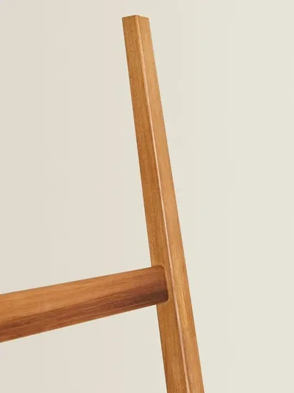 Acacia Wood Towel Rack Wood Clother Ladder Towel Ladder