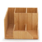 Office Supplies Bamboo Desk Organizer Storage Box Pencil Holder Stationery Caddy