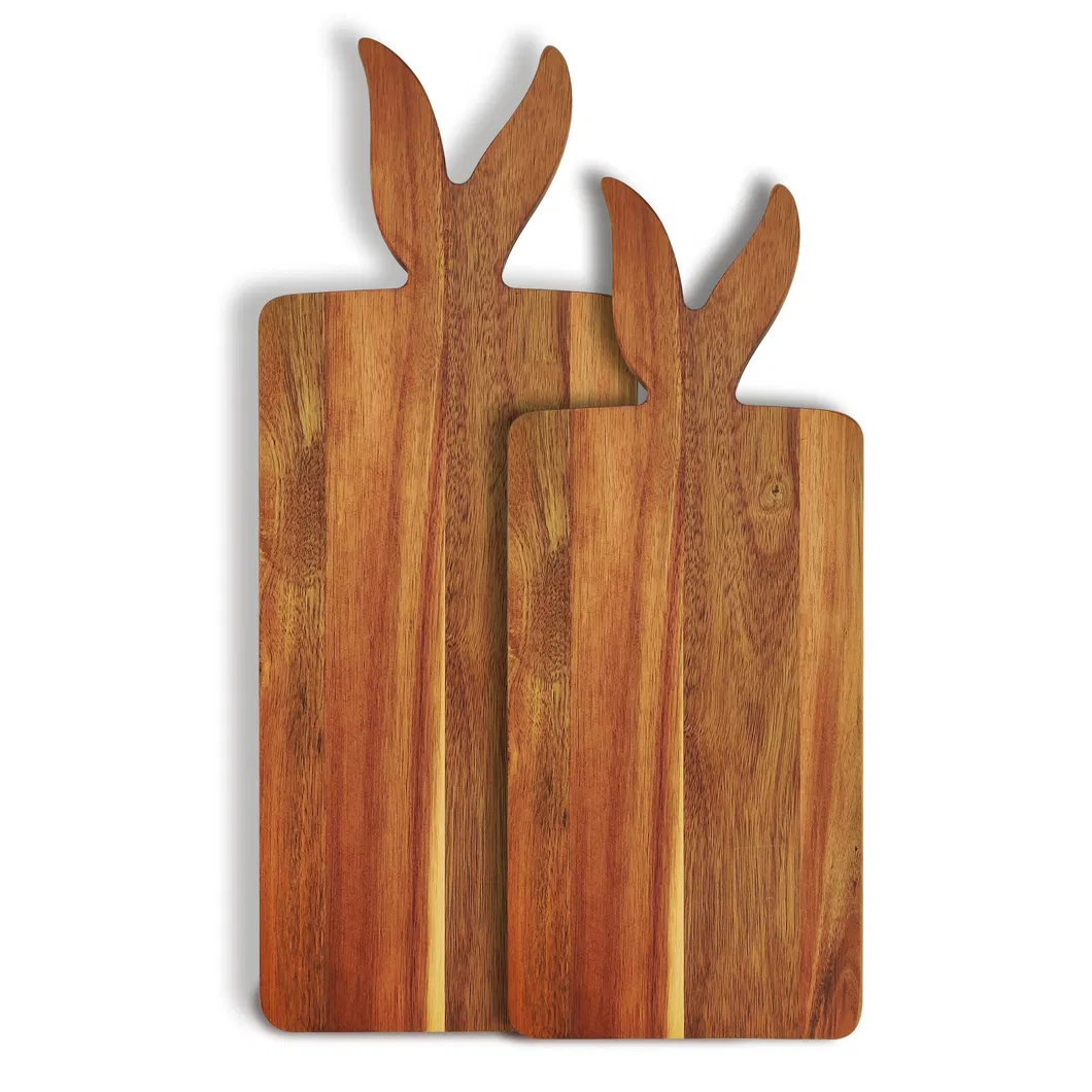 Premium Non-Slip Acacia Wood Cheese Board and Serving Set