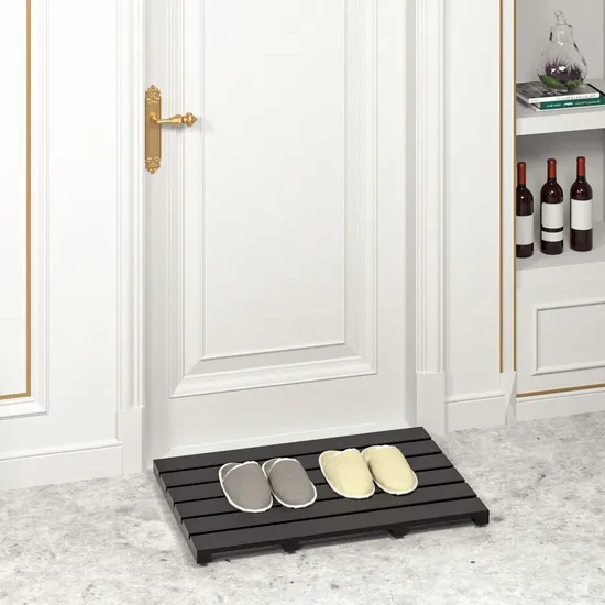 Non-Slip Bamboo Shower Mat Bath Mat for SPA Relaxation