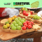 Christmas Tree Shaped Wooden Snack & Dessert Tray Bamboo Appetizer Plates for Xmas Party
