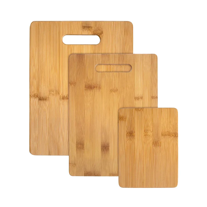 3-Piece Bamboo Cutting Board Set for Kitchen