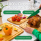 Large Bamboo Chopping Block Set of 3 for Fruit Vegetable Cutting