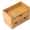 Office and Home Supplies 3-Layer Bamboo Desktop Storage Box for Cosmetics and Sundries Storage