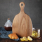 Paddle Shape Custom Acacia Cheese Board with Cutlery Set