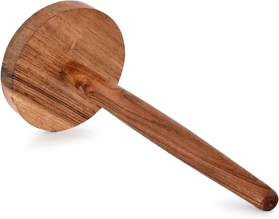 Acacia Wood Paper Towel Holder Rolls Paper Holder for Kitchen, Toilet, Pantry and Bathroom