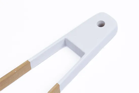 Long Bamboo Kitchen Tongs with Color Painting