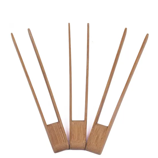 Manufacture Bamboo Kitchen Food Tongs