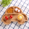 Fish Shaped Beech Wooden Serving Plates, Platters and Trays for Kids