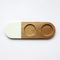 Paddle Shape Marble Wooden Beer Flight Board and Glass Cup Holder