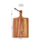 Reversible Acacia Serving Board / Tray with Juice Channels and Handle Cutouts