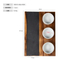 Round Slate Cheese Serving Board with Handle