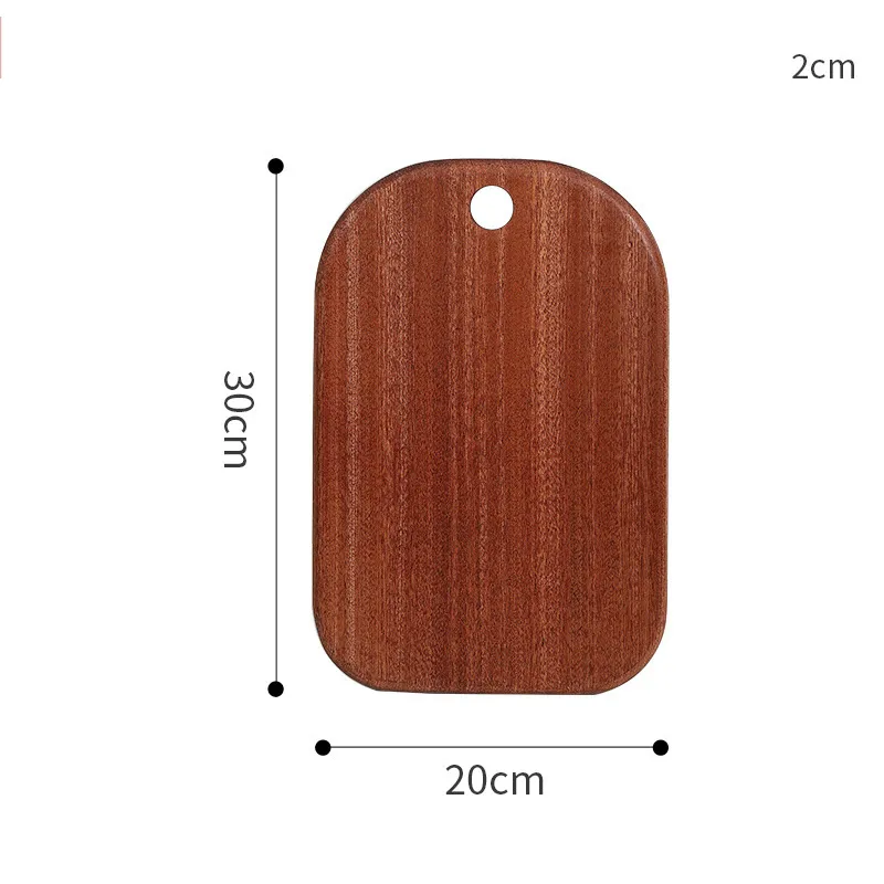 Kitchen Products Ebony Wood Cutting Board Set of 3 with Hanging Hole