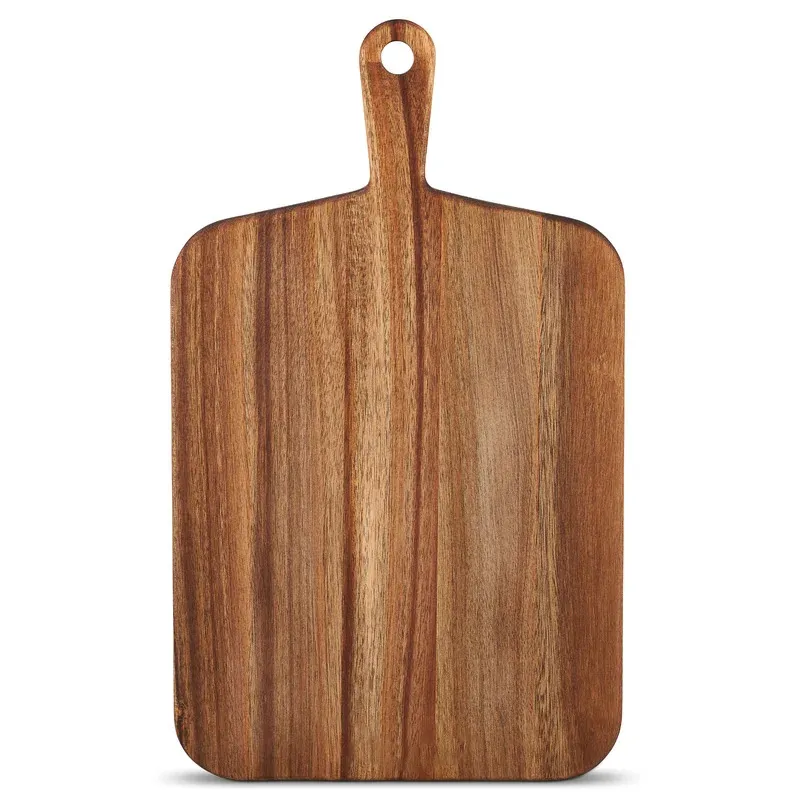 Large Bamboo Wood Cutting Board with Handle