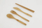 Hot Selling Custom Engraved Bamboo Cutlery Set for Outdoor