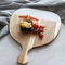 Elegant Marble - Inlaid Wood Cheese Board with Handle