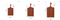 Ebony Wood Cutting Board Serving Board Set of 3 for Camping