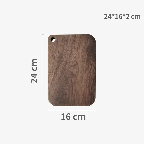 Hot Sale Irregular Shape Black Walnut Cutting Board Sushi Cutting Board