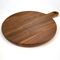 Round Walnut Wooden Chopping Board Vegetable Fruit Meat Cutting Kitchen Board