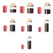 Heat Resistant Glass Coffee Storage Container Glass Jar with Bamboo Wooden Handle Lids
