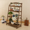 Simple and Modern Four - Layer Solid Wood Flower Rack Storage Rack for Outdoor Succulent Plant Pots