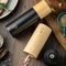 Styllish Wooden Salt and Pepper Grinder with Black Painting