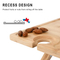 Outdoor Portable Bamboo Beach Snack Tray Wine Picnic Table for Camping