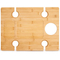 Foldable Rectangle Bamboo Wine Table Picnic Table for Outdoor