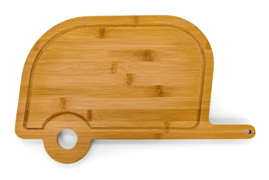 Eco-Friendly Paw Shaped Bamboo Cutting and Serving Board