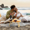 Durable Waterproof Bamboo Camping Table Wine Picnic Table for Family Trips