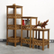 Multi-Layer Storage Garden Holder Display Shelf Wooden Plant Stand for Balcony Corridor Garden