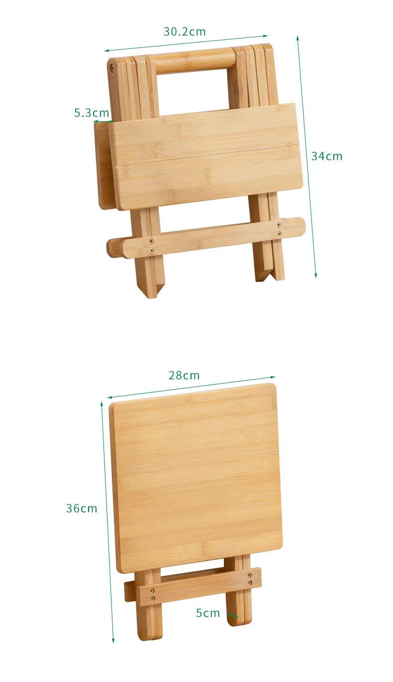Portable Bamboo Folding Stool Outdoor Fishing Stool Camping Stool