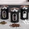 Stainless Steel Food Storage Box Tea Storage Jar Set Bottles and Canister with Lids