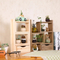 Extendable Multi-Layer Solid Wood Table Shelf Vintage Shelf Bay Window Office Flower Stand