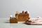 Bamboo Organizer Box with 3 Compartments - Storage Box, Bathroom Basket