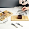 Wholesale Rectangle Cheese Board Butter Dish with Glass Lid and Cutter