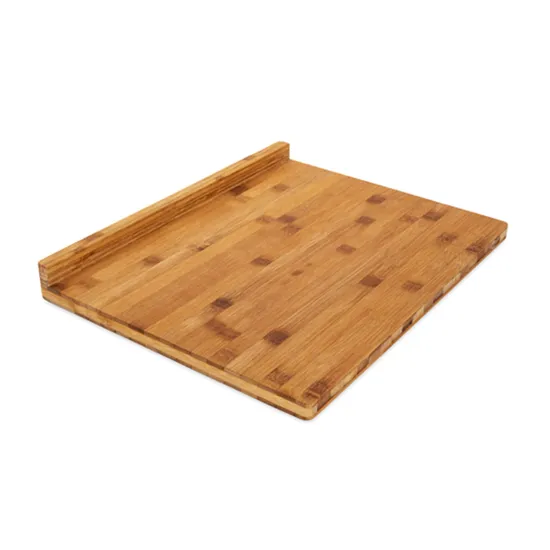 Premium Large Bamboo Chopping Board with Counter Edge Design