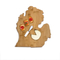 Custom Bamboo Serving Board with Slate Shape Design for Fruits